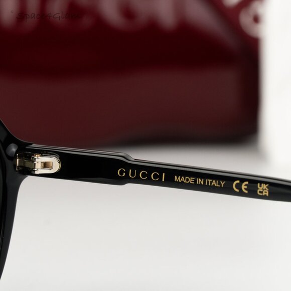 Gucci Women Sunglasses Black Grey Pilot GG1823SA 001 NEW AUTHENTIC main image 5